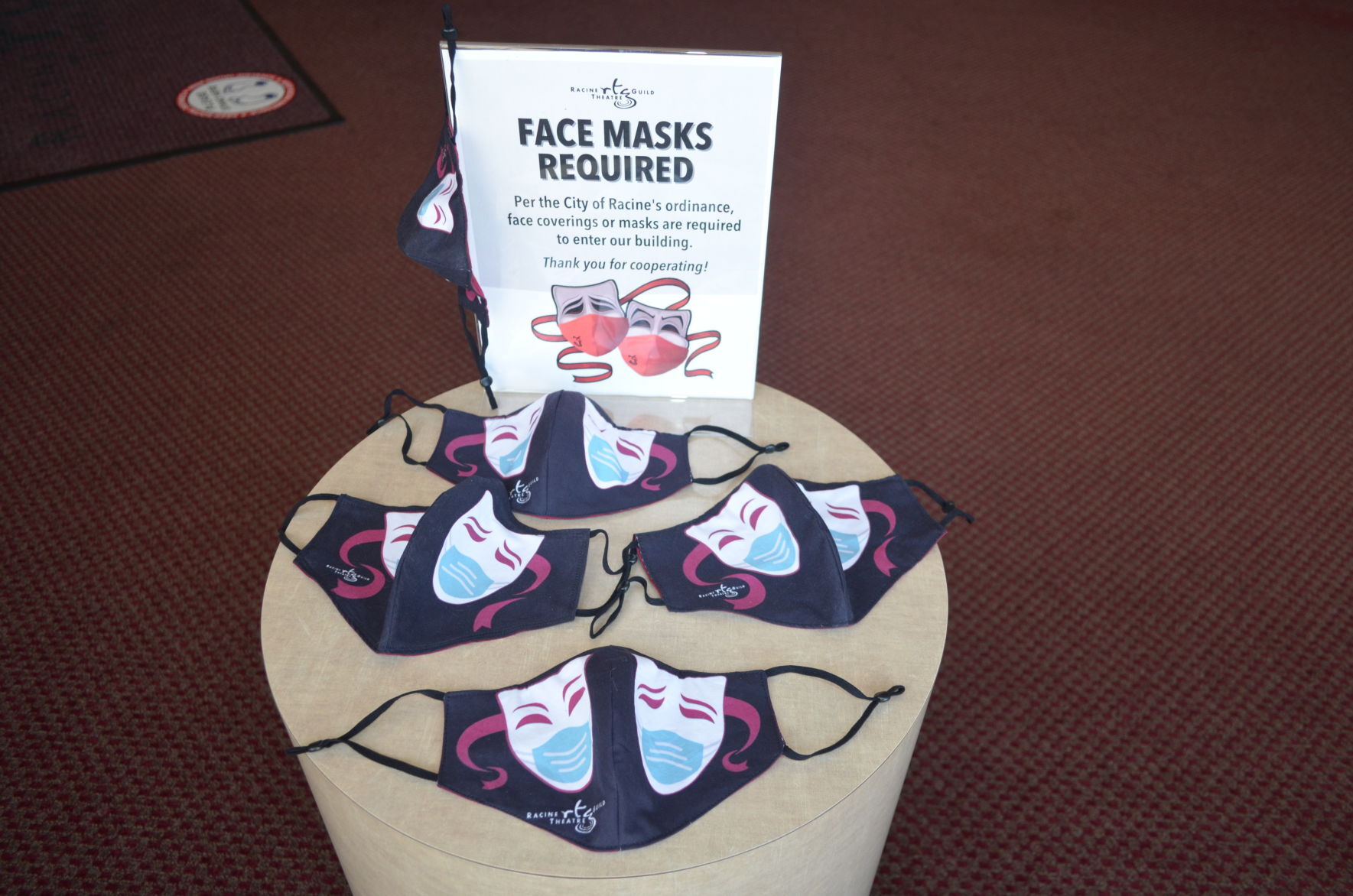 Racine Theater Guild Face Masks